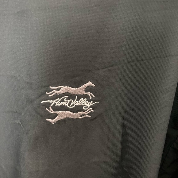 Nike Golf black short sleeve v neck windbreaker pullover. Hunt Valley. Large - Picture 3 of 5